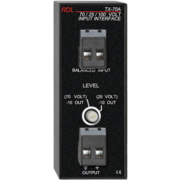 RDL TX-70A Speaker Level Input Interface