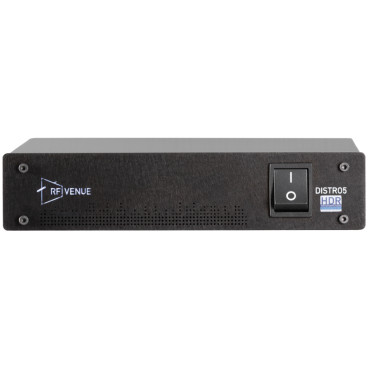RF Venue DISTRO5 HDR Compact High Performance Antenna Distribution System for Wireless Mics