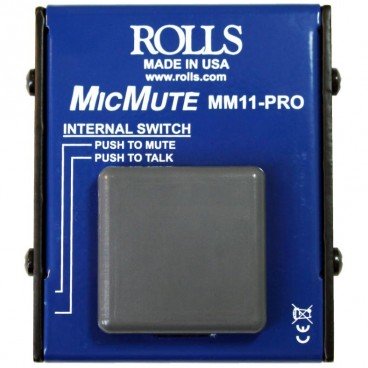 Rolls MM11 Pro Switchable Mic Mute/Talk Professional Microphone Switch