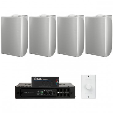 Retail Store Sound System with 4 Tannoy DVS Wall Mount Speakers Lab Gruppen LUCIA Amplifier and Atlas Sound Mixer