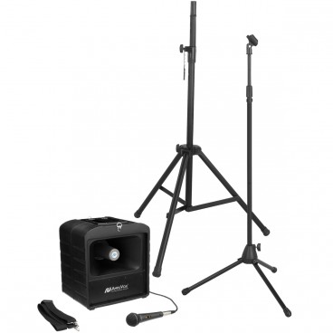 AmpliVox S6820 Basic Wired Mega Hailer PA Bundle