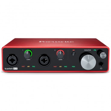 Focusrite Scarlett 4i4 3rd Gen Audio Interface