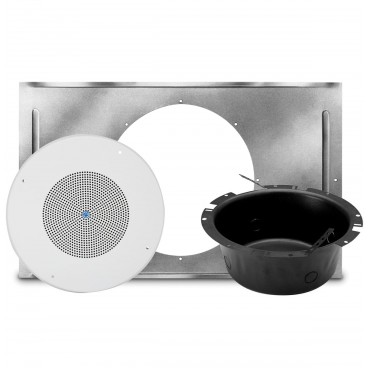 Atlas Sound SD72W-KIT In-Ceiling Speaker Kit with CS95-8 Enclosure and 81-8R Tile Bridge