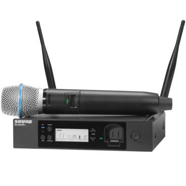 Shure GLXD24R+/B87A Digital Wireless Rack System with BETA 87A Vocal Microphone