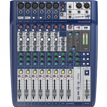Soundcraft Signature 10 Analog Mixer with Effects