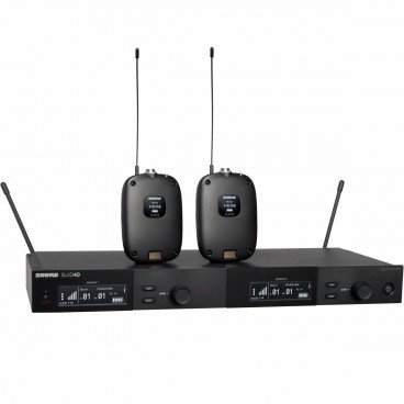 Shure SLXD14D Dual Channel Wireless System with 2 Bodypack Transmitters