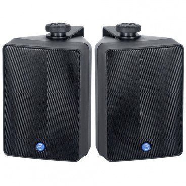 Atlas Sound SM42TEN EN54-24 Certified 4" 2-Way Strategy Series Surface Mount All-Weather Loudspeaker 16W 70V/100V - Black Pair