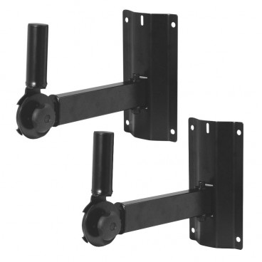 On-Stage Stands SS7322B Adjustable Wall Mount Speaker Bracket - Pair