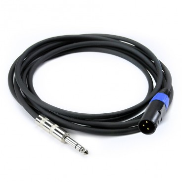 C2G 6ft 3-Pin XLR to TRS 1/8 3.5mm AUX Audio Cable - M/F