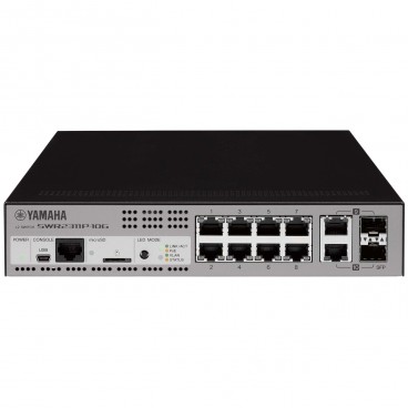 Yamaha SWR2311P-10G Intelligent L2 Switch with PoE and Dante - 10 Ports