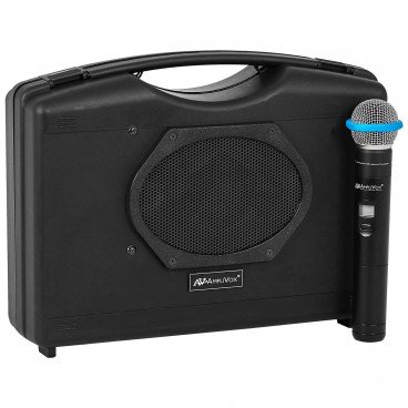 AmpliVox SW223A Wireless Portable Buddy Bluetooth-Enabled PA System with Handheld Wireless Microphone