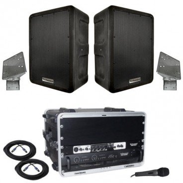 Technomad IPA2 Complete Installation Audio System with 2 Weatherproof Loudspeakers