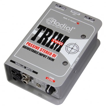 Radial Engineering Trim-Two Passive Stereo Direct Box with Level Control