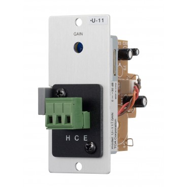 TOA U-11S Unbalanced Line Input with Mute-Receive