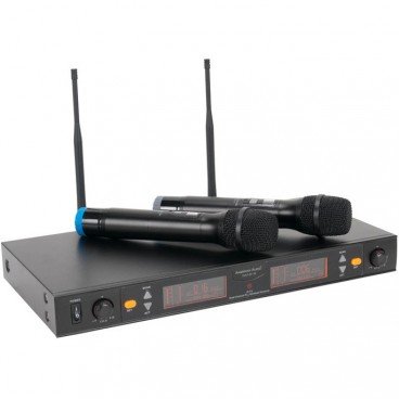 American Audio WM 219 2-Channel Wireless UHF Handheld Microphone System