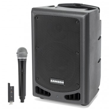 Samson Expedition XP208w Rechargeable Portable PA with Handheld Wireless System and Bluetooth