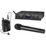 Audio-Technica ATW-1312/L Dual Wireless System with Lavalier and Handheld Microphone