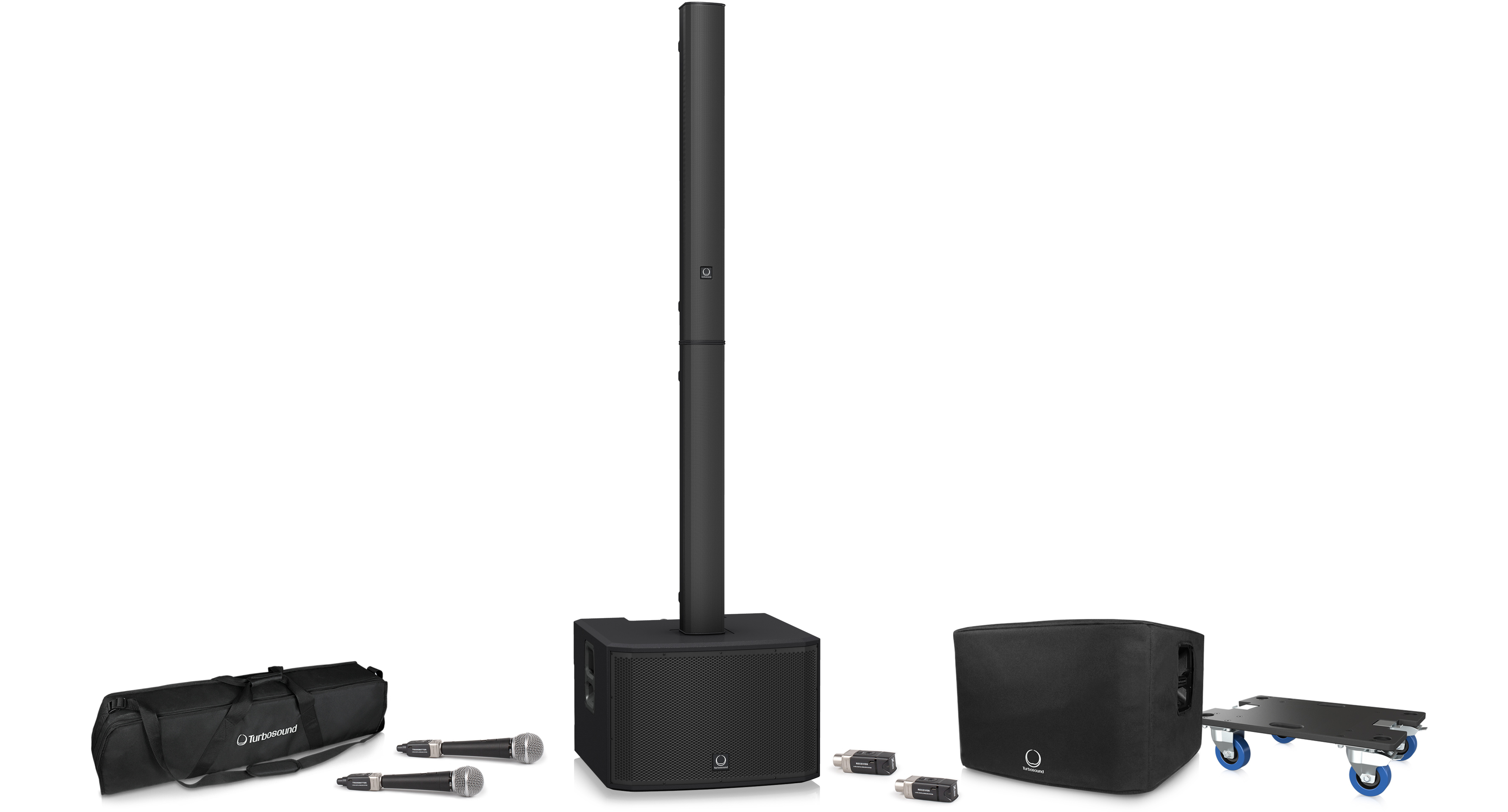 portable pa system with turbosound inspire ip3000