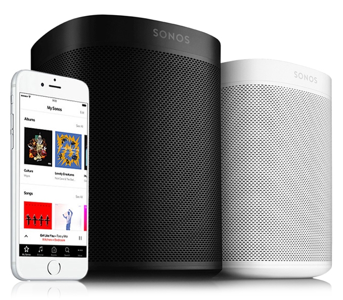 Sonos app with ONE speakers