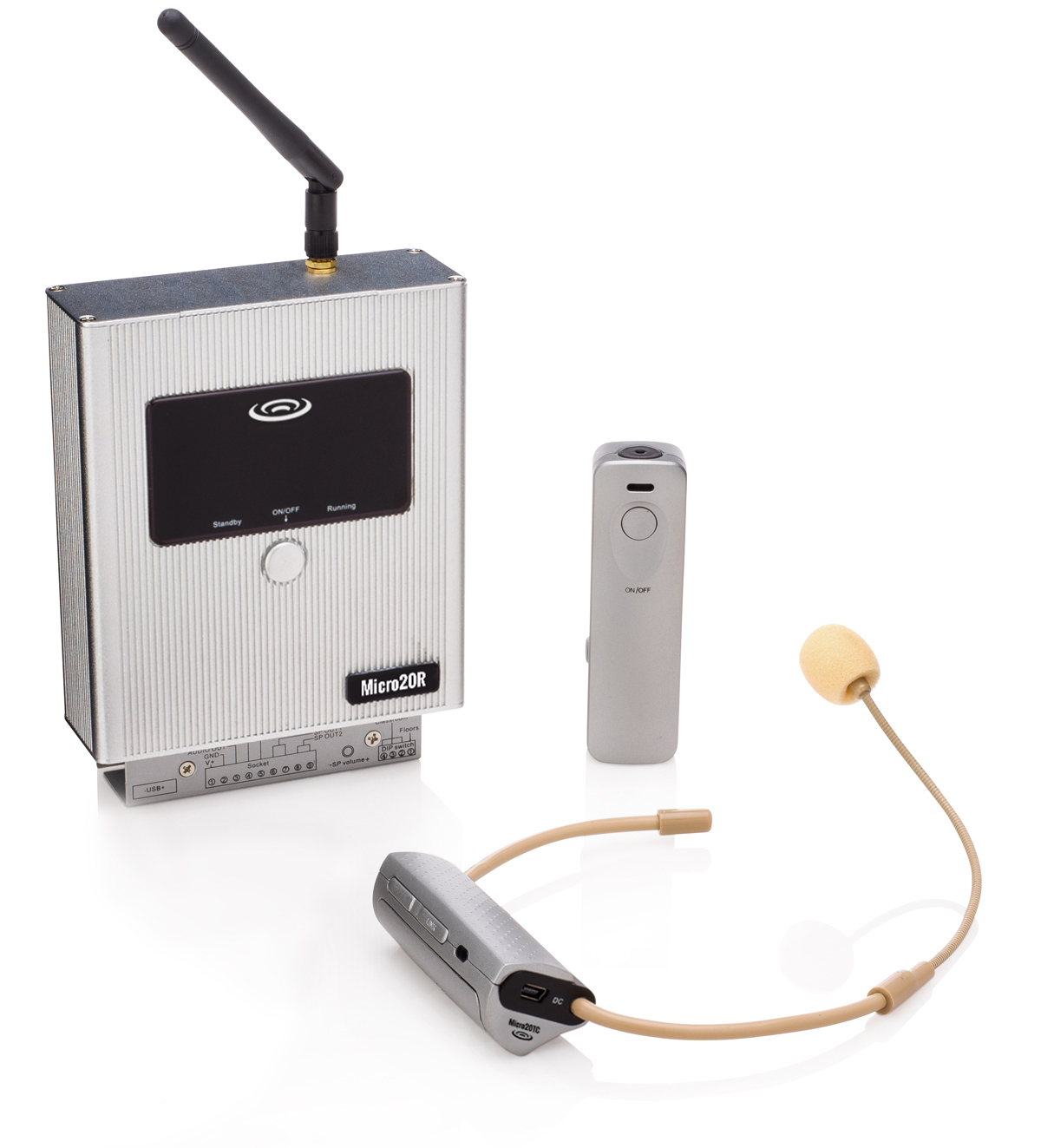 Pure Resonance Audio Micro20&trade; Amplified 2.4G Digital Wireless Microphone System