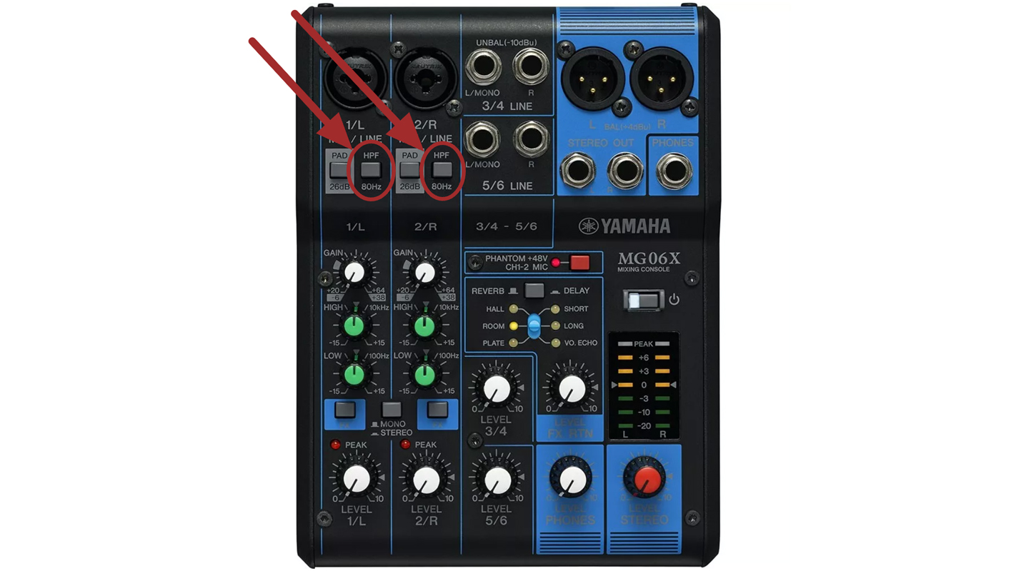 Yamaha-Pro-MG06X-6-Channel-Mixing-Console