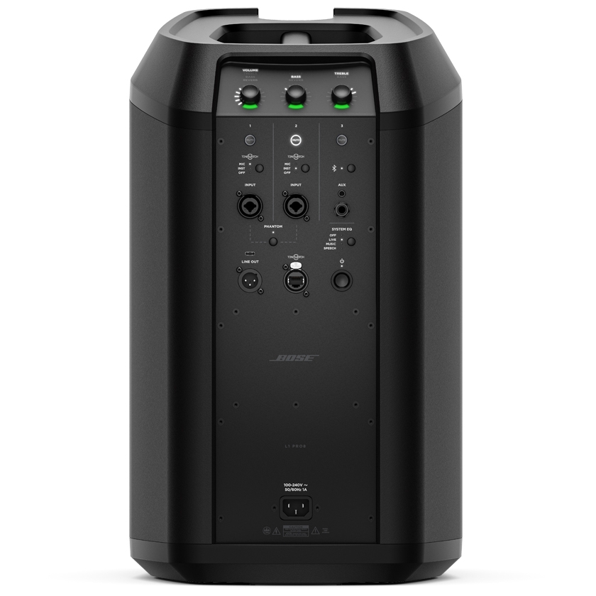 closeup image of the Bose L1 Pro8 Portable Line Array System