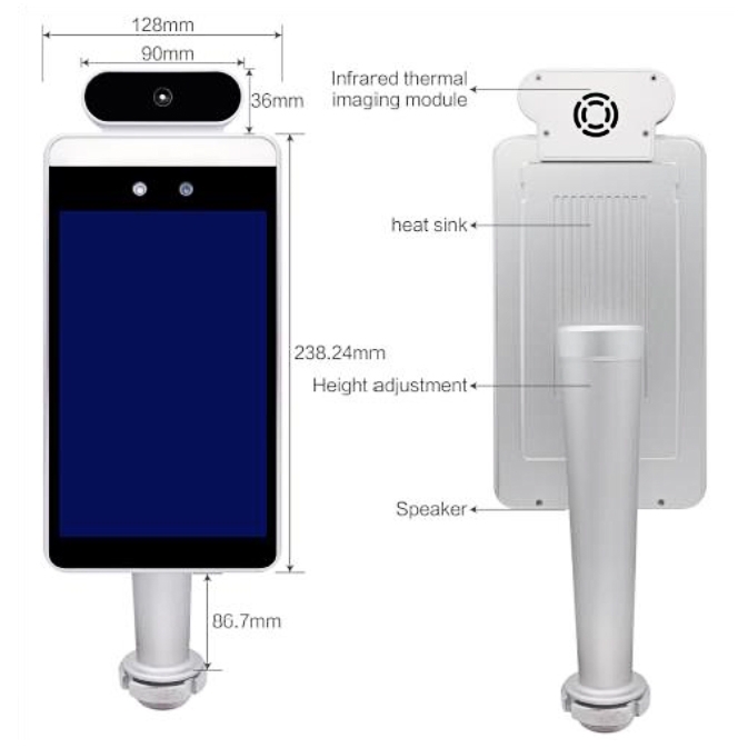 Goodview Temperature Screening Kiosk Goodview Temperature Screening Kiosk