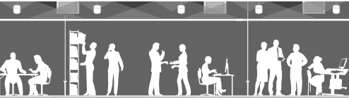 Indirect Sound Masking: Credit - Cambridge Sound Masking
