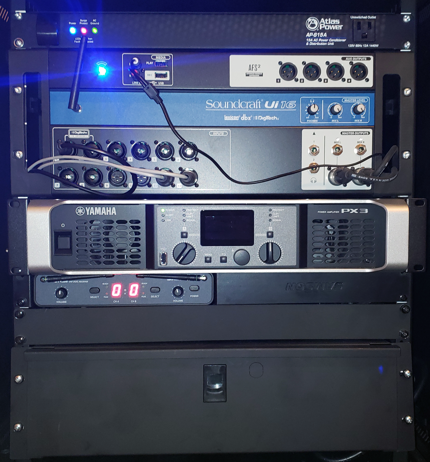 Gymnasium Sound System Full Rack