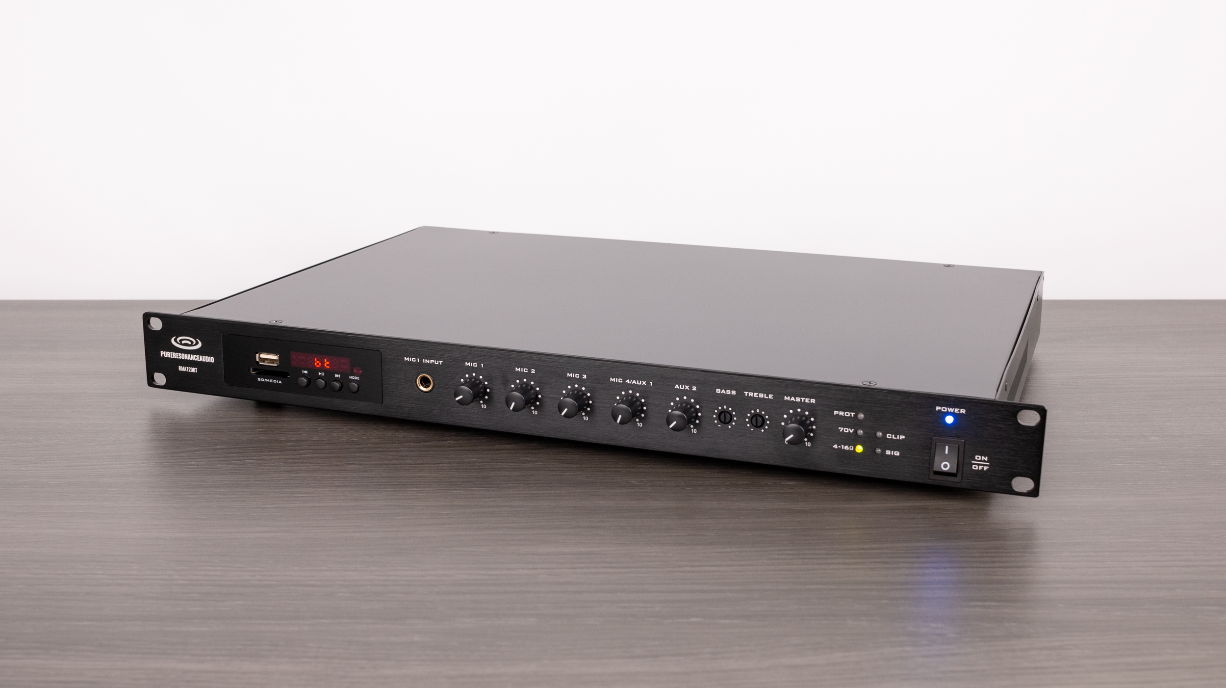 commercial rack mount mixer amplifier from pure resonance audio pure resonance audio rack mount mixer amplifier