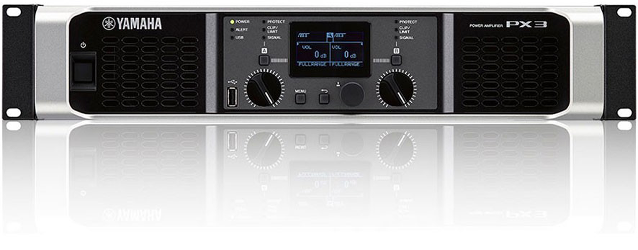Yamaha PX3 Stereo Power Amplifier 300W x 2 at 8Ω / 500W x 2 at 4Ω